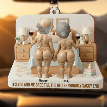 It's You And Me Babe Till The Bitter Wrinkly Saggy End, Elderly Couple
