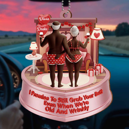 I Promise To Still Grab Your Butt, Heart And Elderly Couple Design