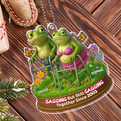 Sagging But Still Gagging, Frogs and Flowers