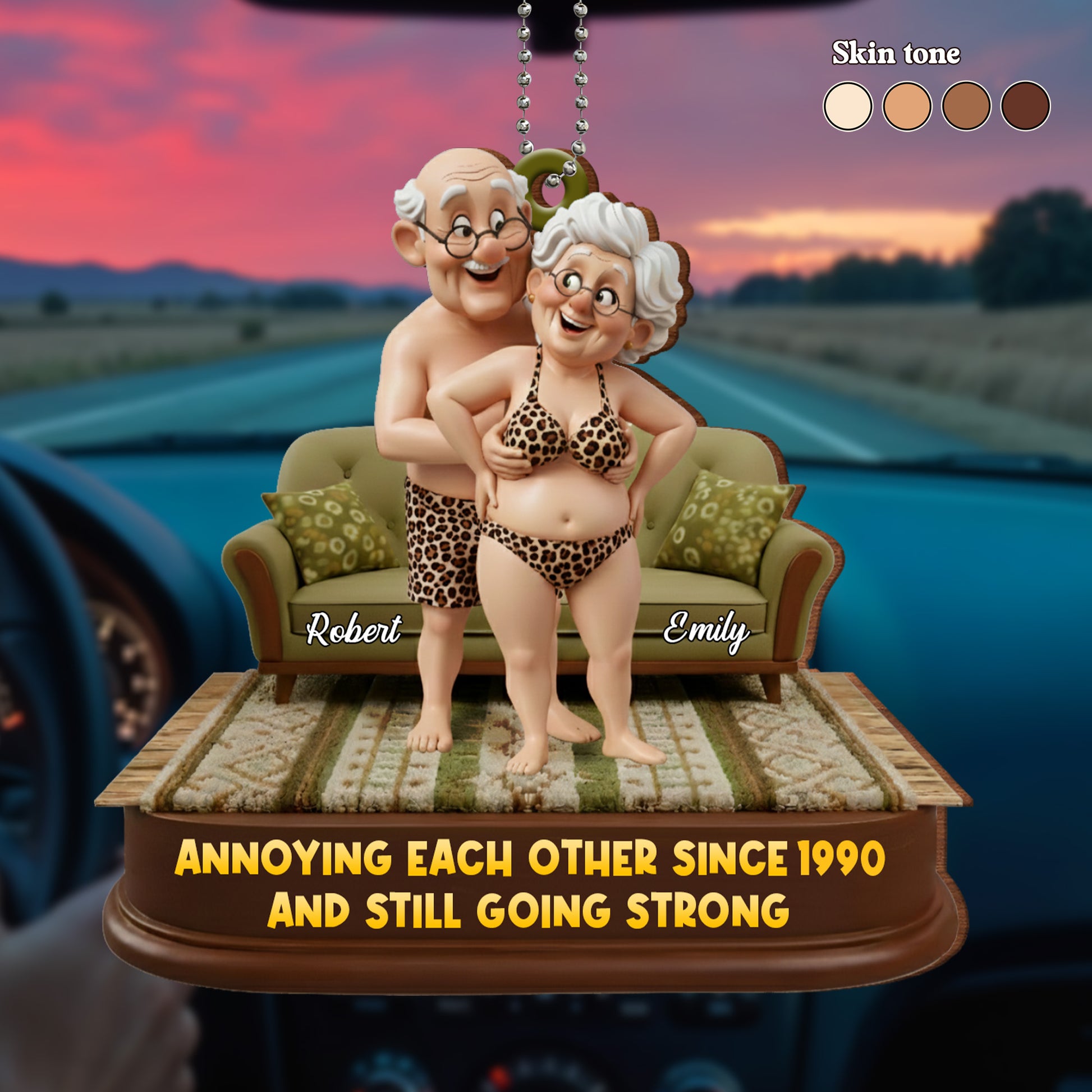 Annoying Each Other Since 1990, Elderly Couple In Love