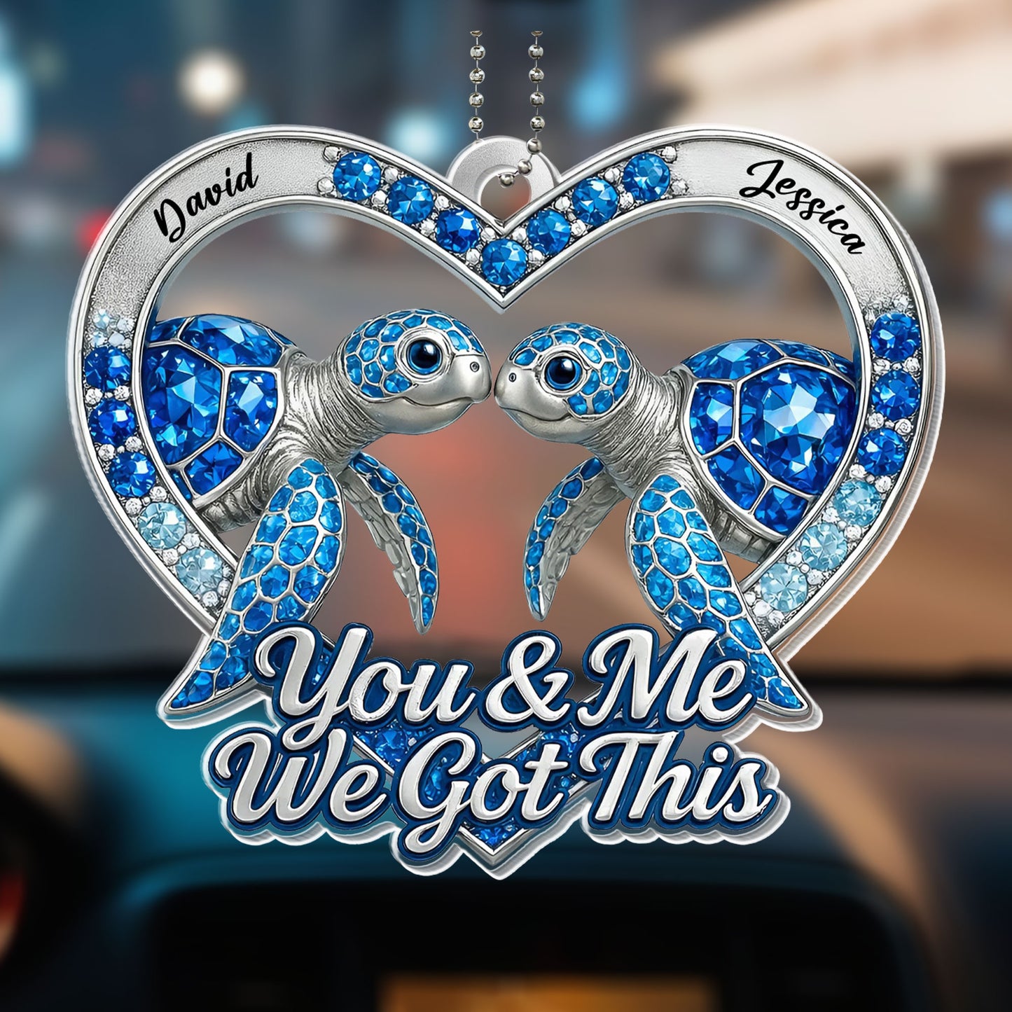 You & Me We Got This Turtles Ornament