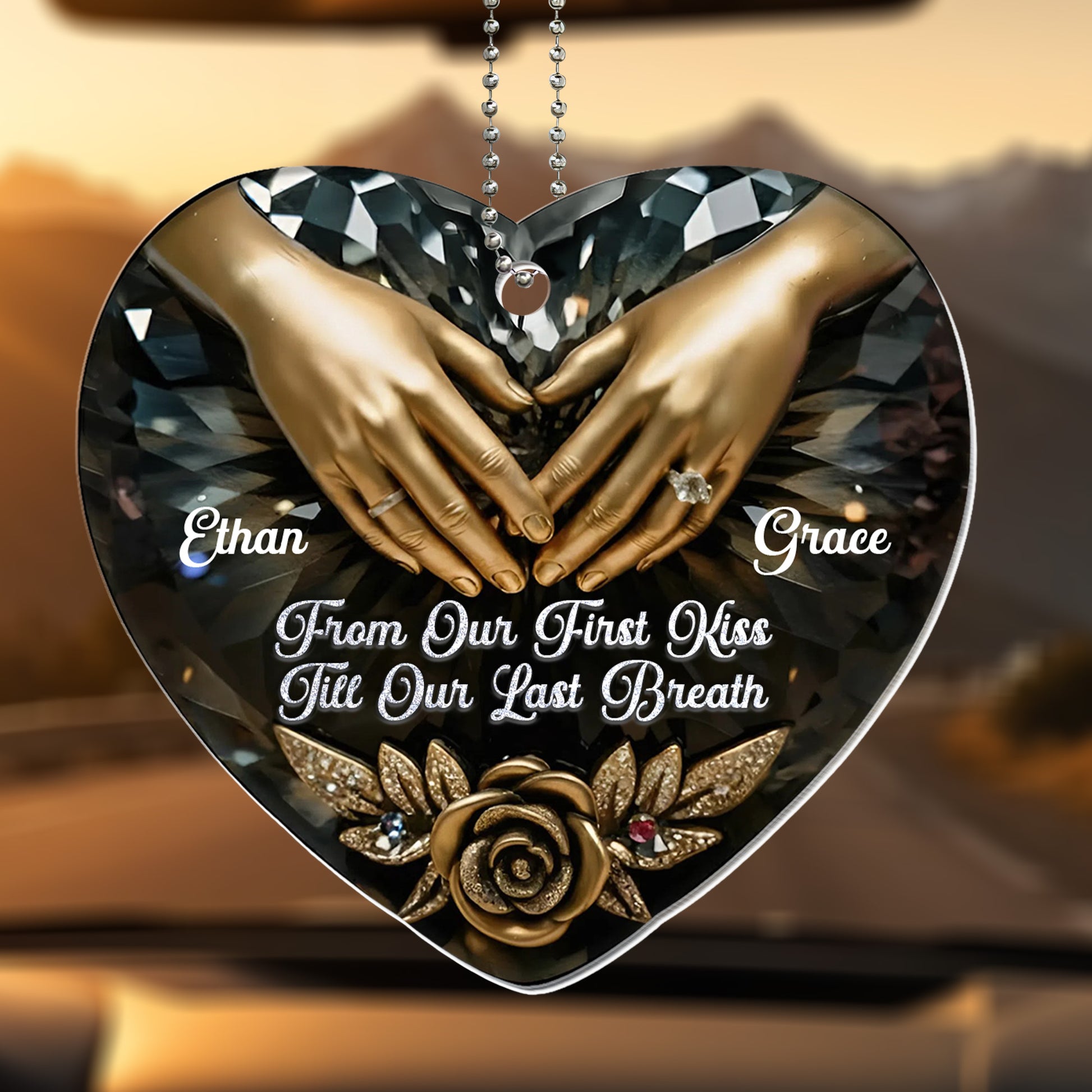 From Our First Kiss Till Our Last Breath, Hands Heart Rose