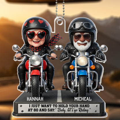 Hold Your Hand At 80 And Go Riding, Motorcycles And Helmets