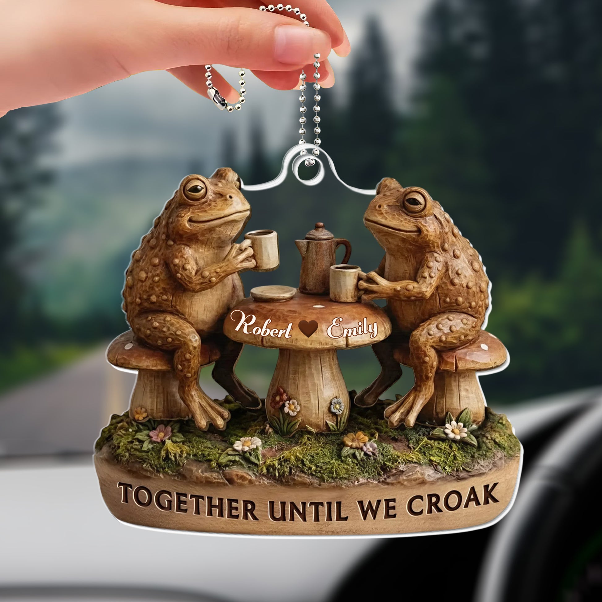 Together Until We Croak Featuring Frogs And Coffee Mugs