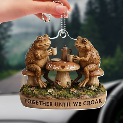 Together Until We Croak Featuring Frogs And Coffee Mugs