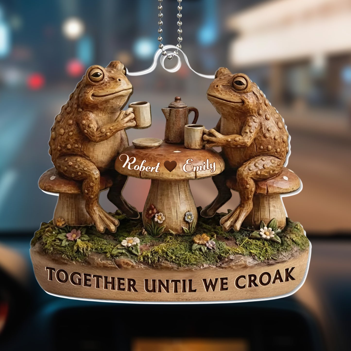 Together Until We Croak Featuring Frogs And Coffee Mugs