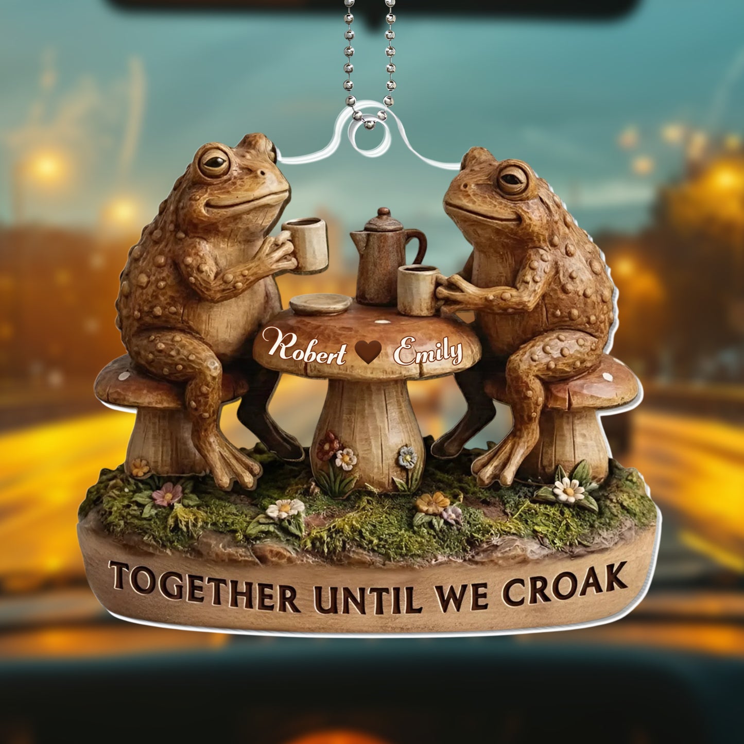 Together Until We Croak Featuring Frogs And Coffee Mugs