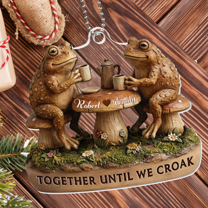 Together Until We Croak Featuring Frogs And Coffee Mugs