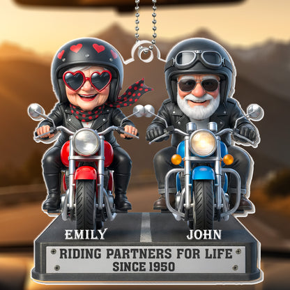 Riding Partners For Life, Motorcycles And Helmets