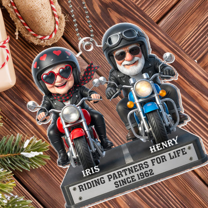 Riding Partners For Life, Motorcycles And Helmets