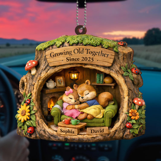 Growing Old Together Cute Animals In Tree