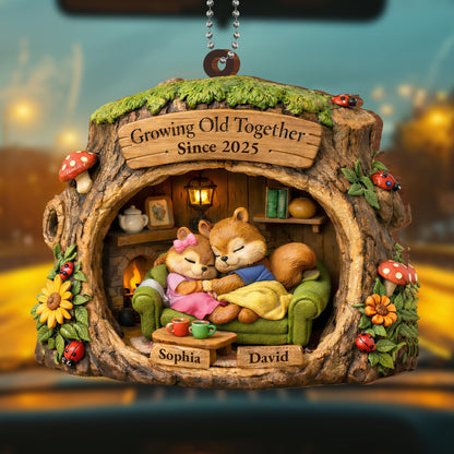 Growing Old Together Cute Animals In Tree