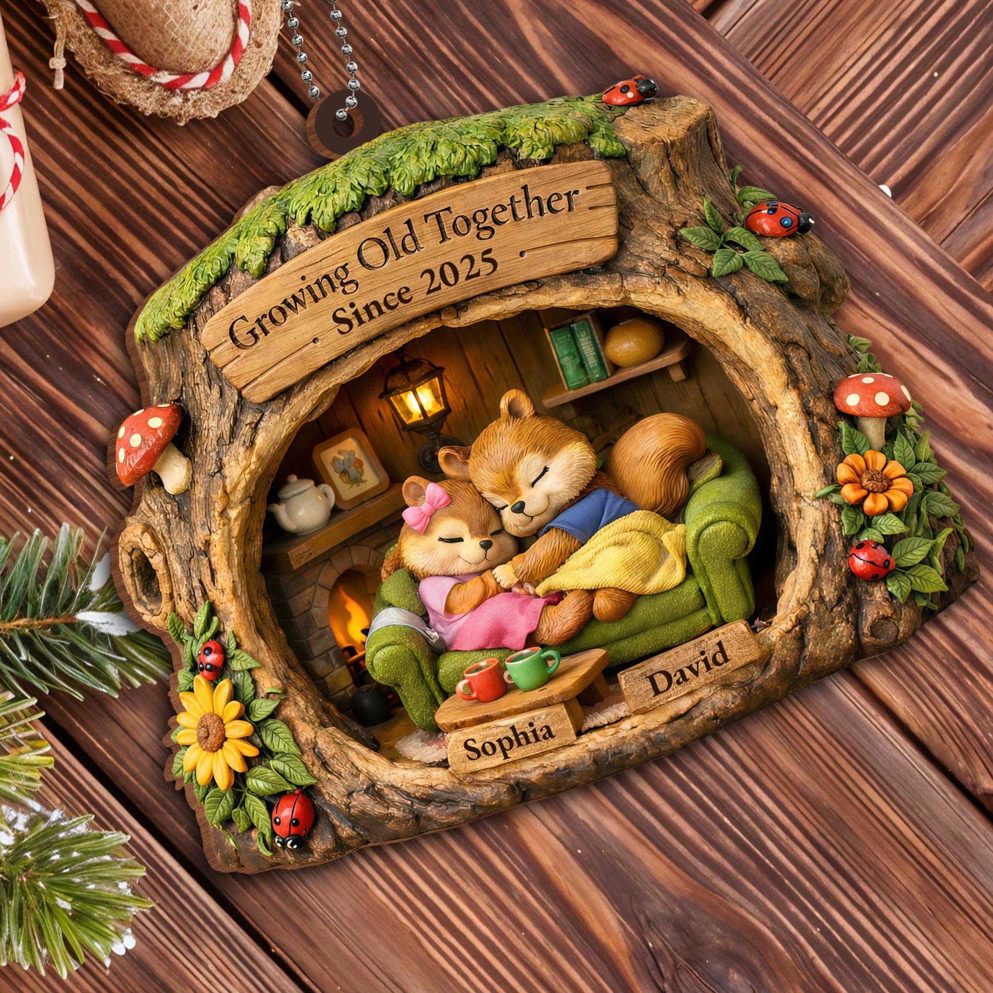 Growing Old Together Cute Animals In Tree