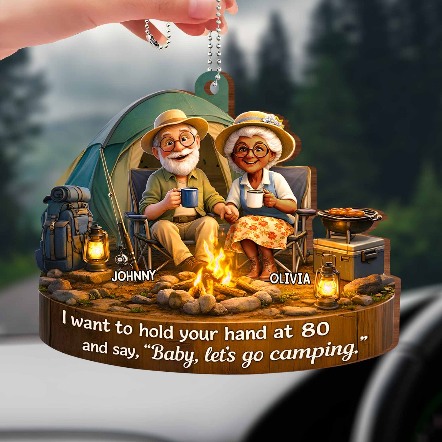 Hold Your Hand at 80 and Say, Let's Go Camping