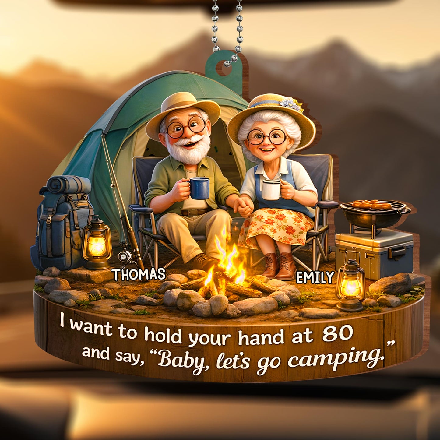 Hold Your Hand at 80 and Say, Let's Go Camping