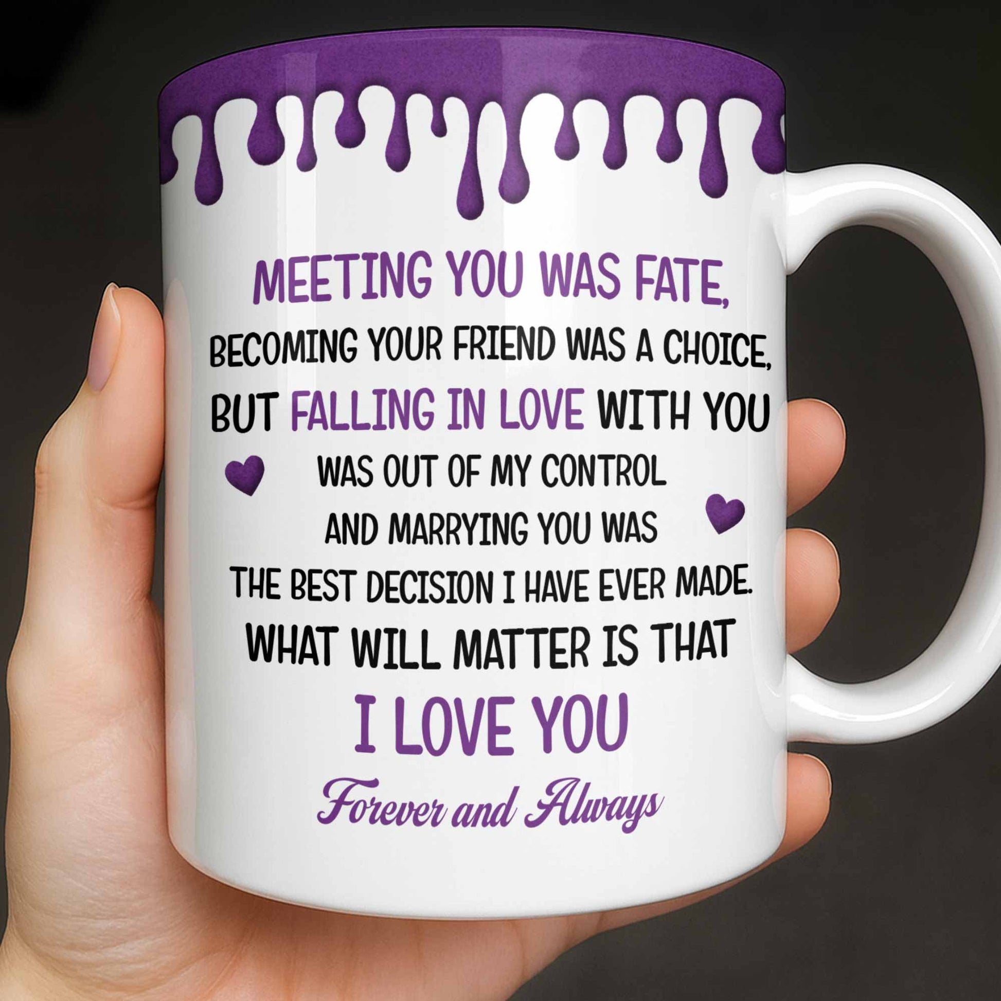 To My Husband, Meeting You Was Fate, Cartoon Couple