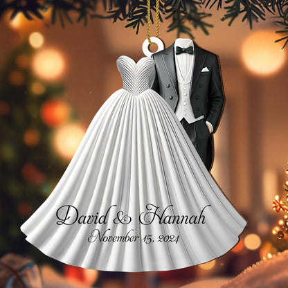 Celebrate Love And Commitment, Wedding Dress And Tuxedo