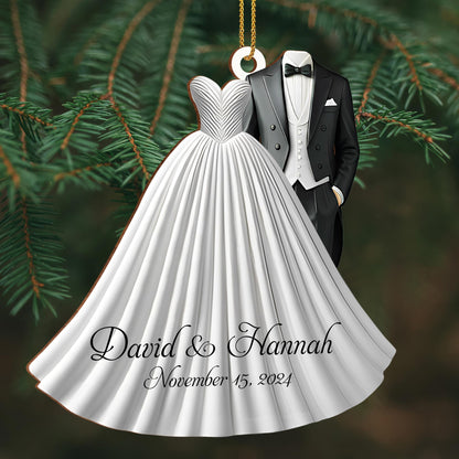 Celebrate Love And Commitment, Wedding Dress And Tuxedo
