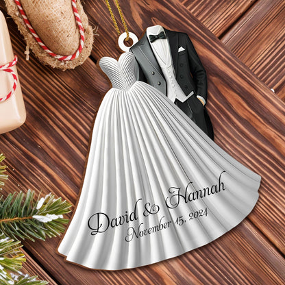 Celebrate Love And Commitment, Wedding Dress And Tuxedo