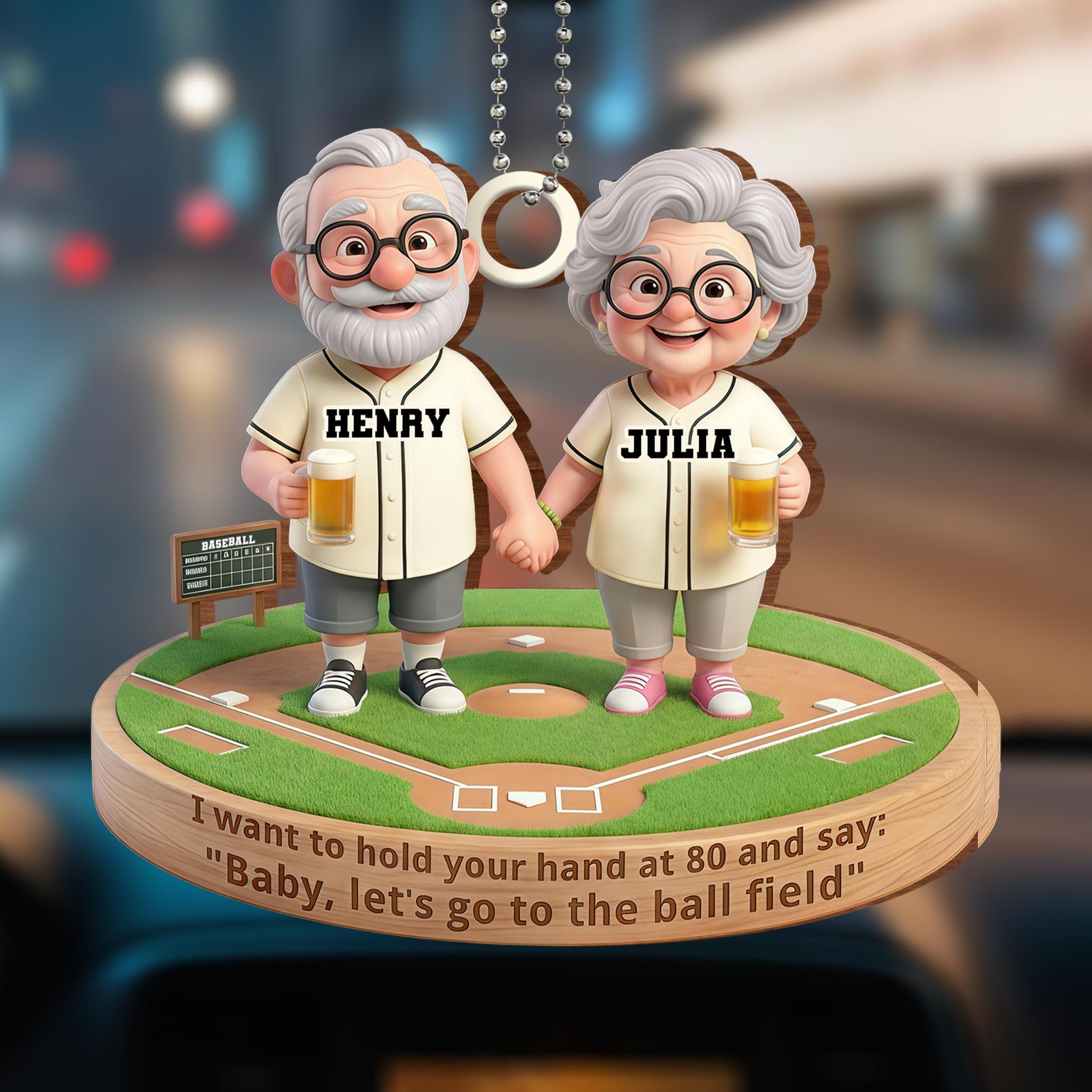 Hold Your Hand At 80, Let's Go To The Ball Field