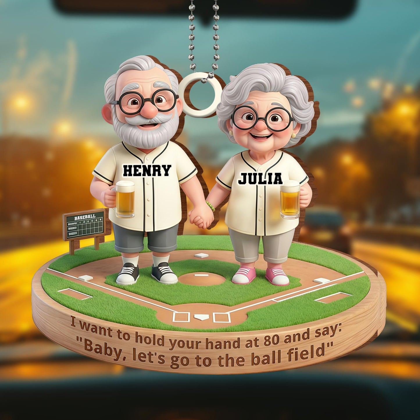 Hold Your Hand At 80, Let's Go To The Ball Field
