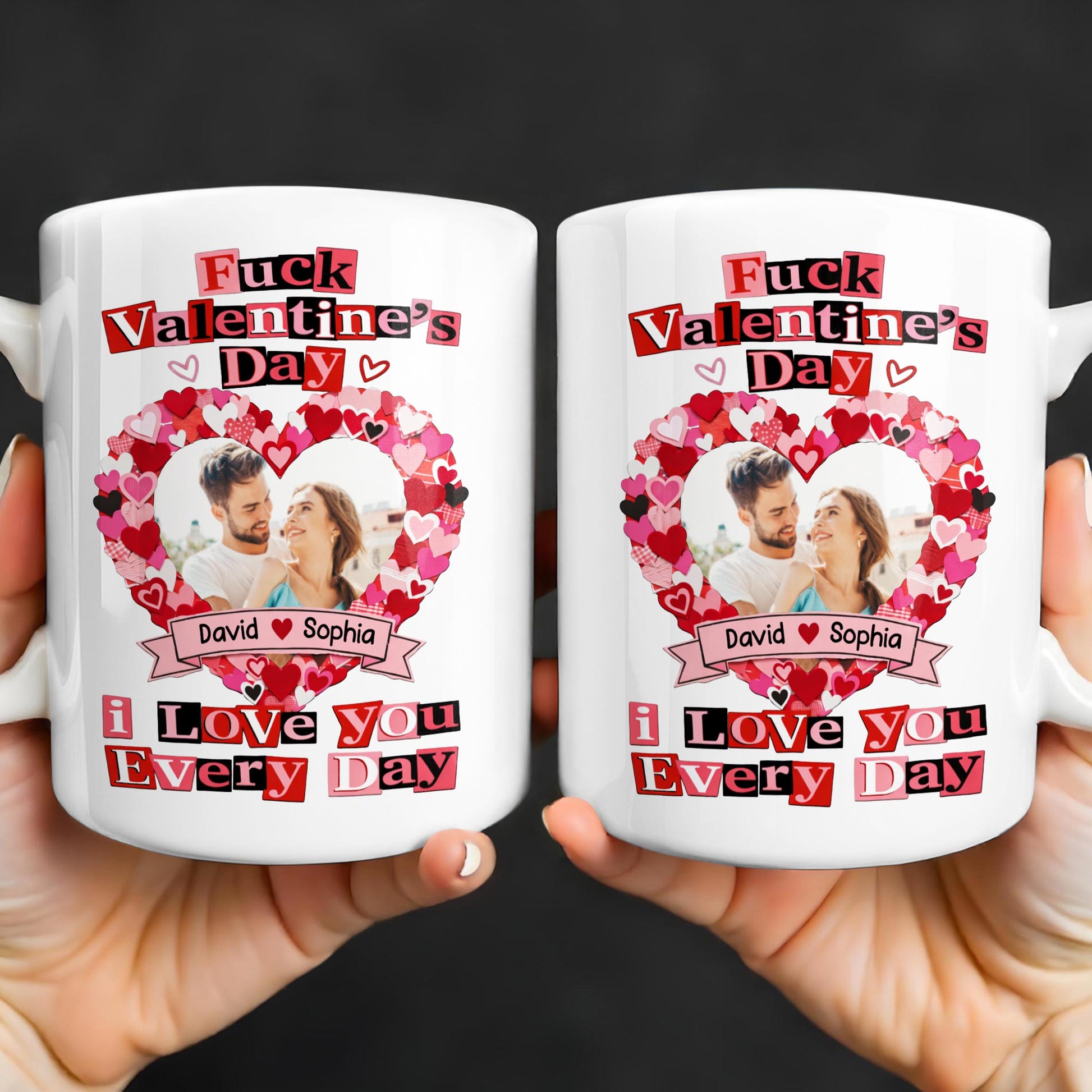 I Love You Every Day With Heart and Photo Frame