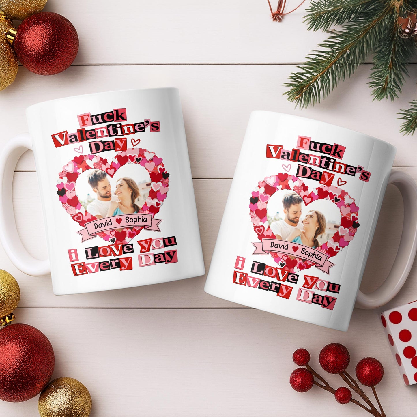 I Love You Every Day With Heart and Photo Frame