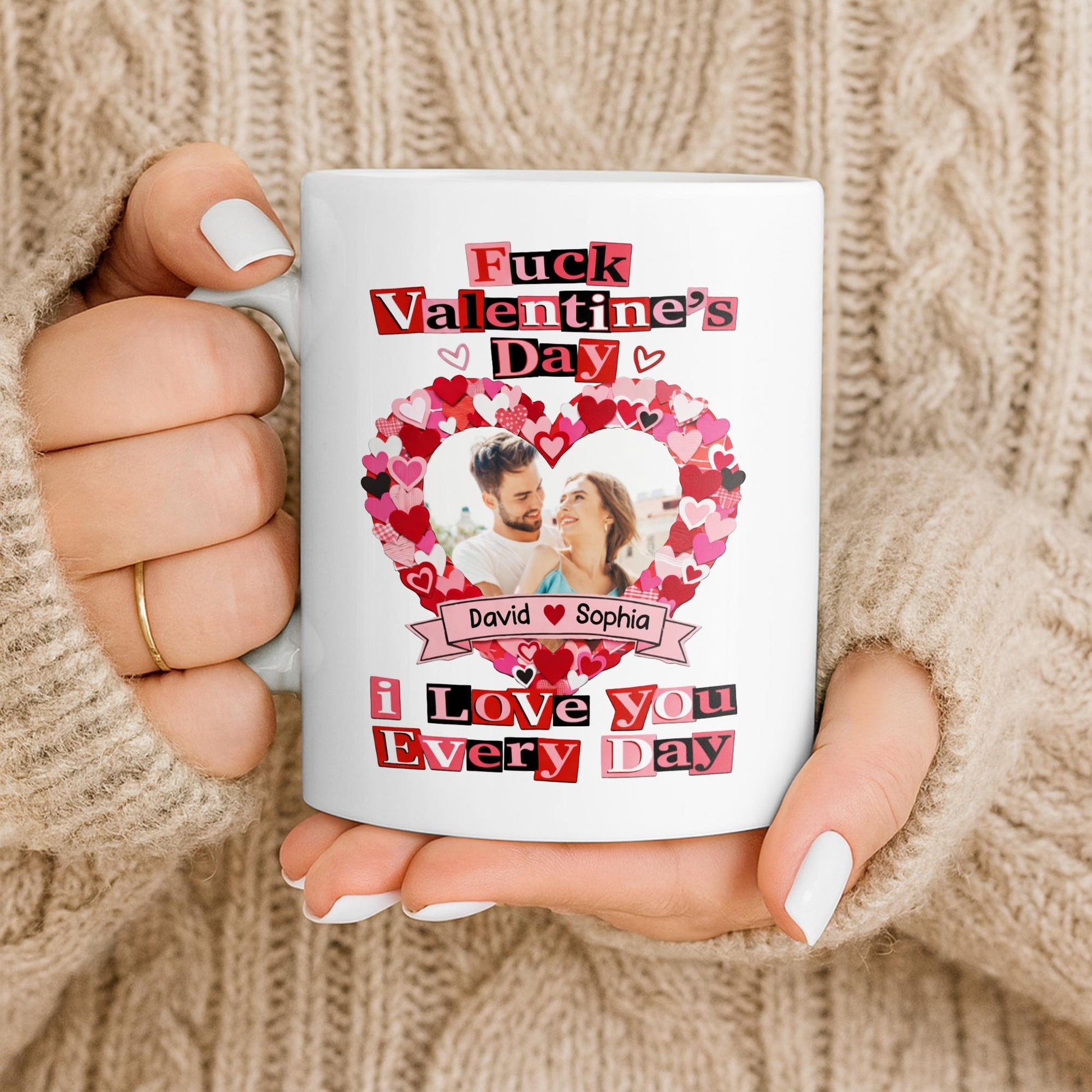 I Love You Every Day With Heart and Photo Frame