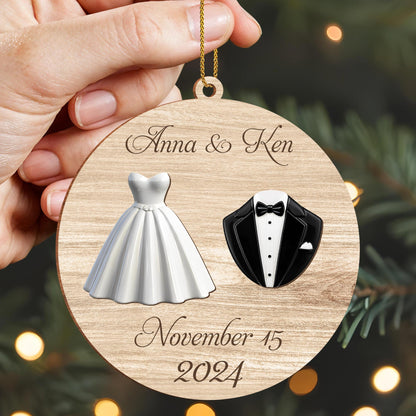 Celebrate Love Together Forever With Wedding Dress And Tuxedo