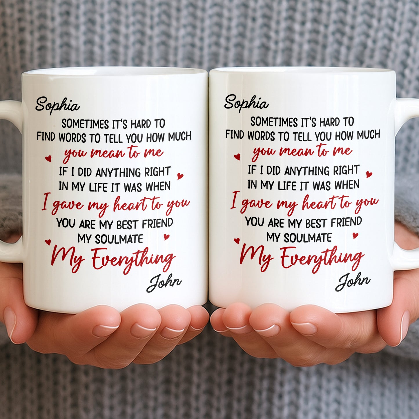 Gave My Heart To You, You Are My Soulmate, With Hearts