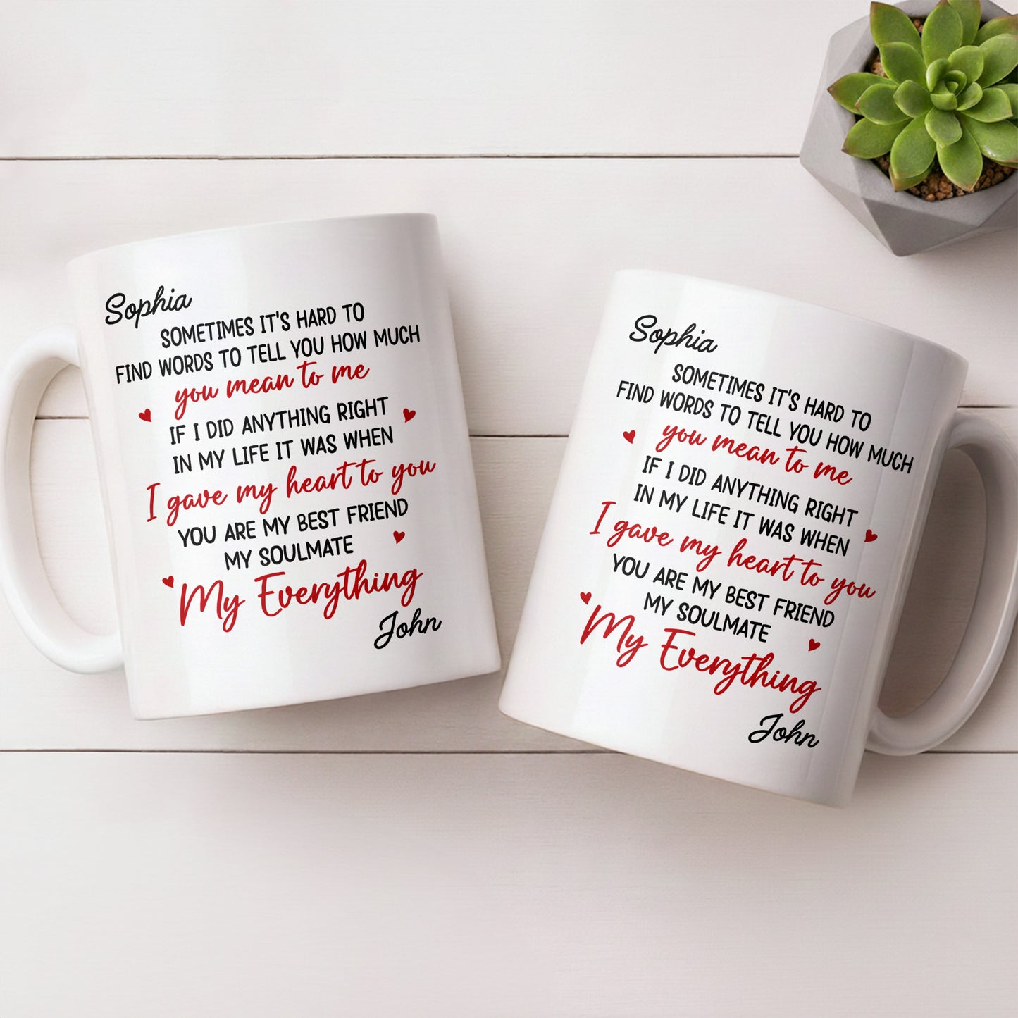 Gave My Heart To You, You Are My Soulmate, With Hearts