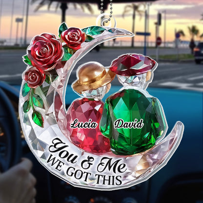 You & Me We Got This With Roses And Couple Figures