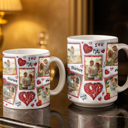 I Love You Be My Love With Hearts And Couple Photos