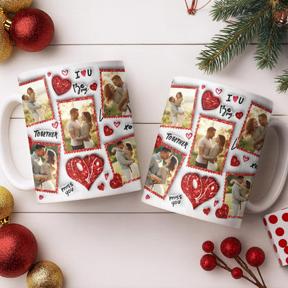 I Love You Be My Love With Hearts And Couple Photos