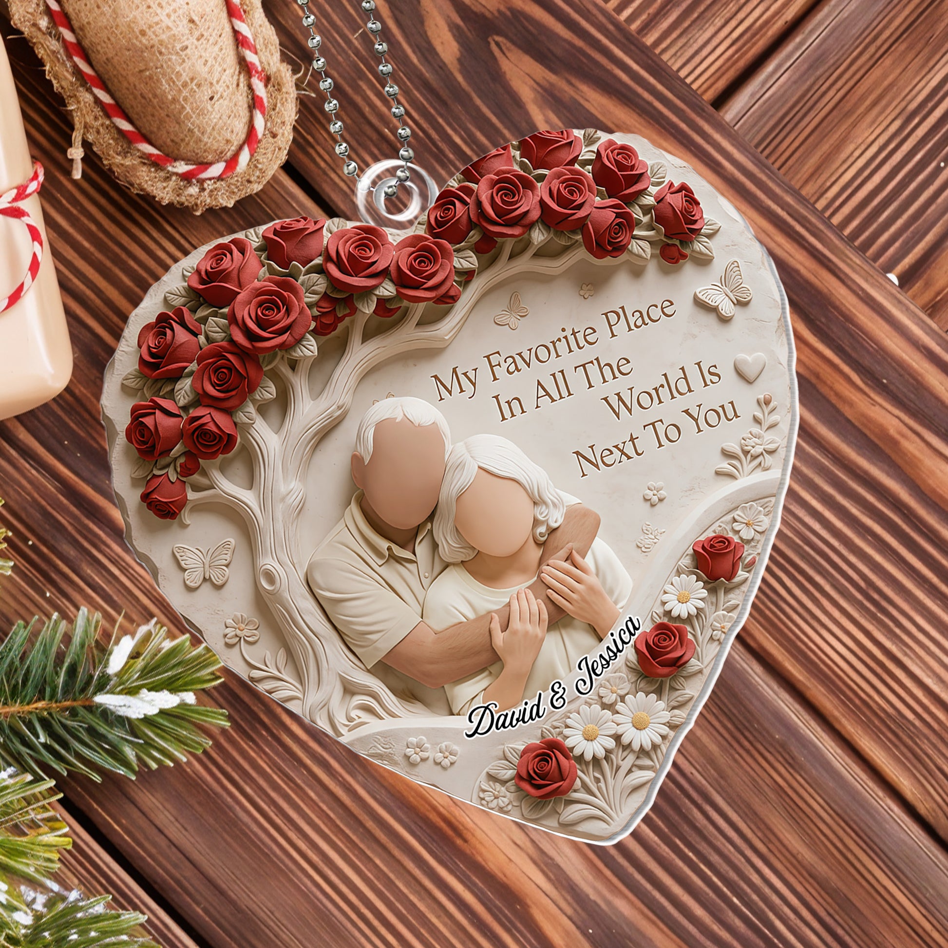 My Favorite Place In All The World Is Next To You, Roses and Hearts