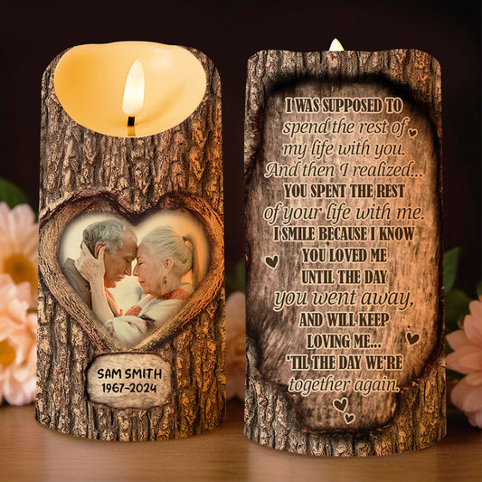 Forever Loving You, Heart Shape and Tree Bark Texture Design