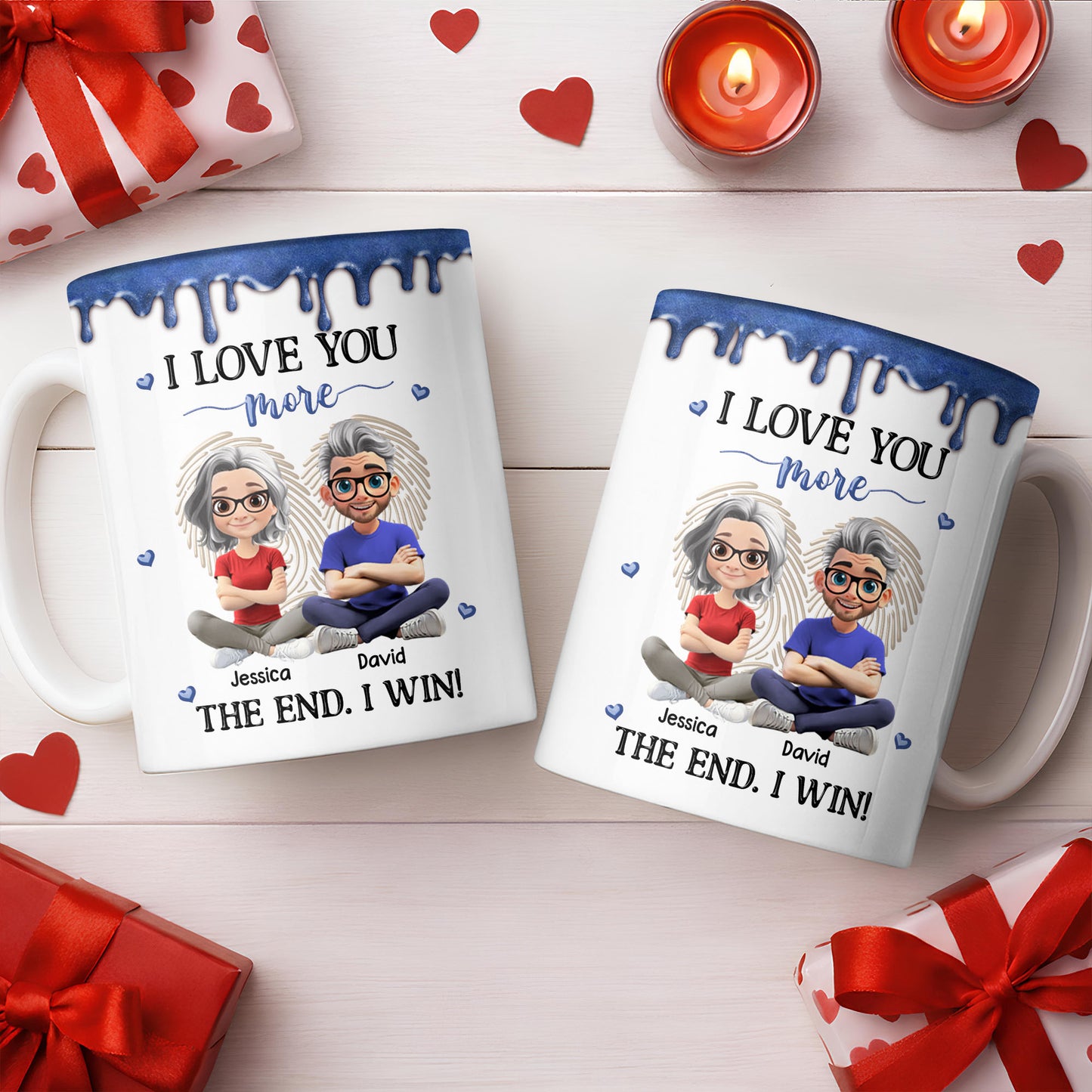I Love You More, The End I Win, Cartoon Couple