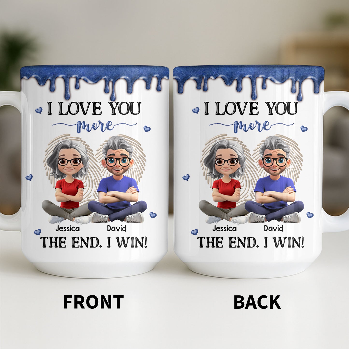 I Love You More, The End I Win, Cartoon Couple