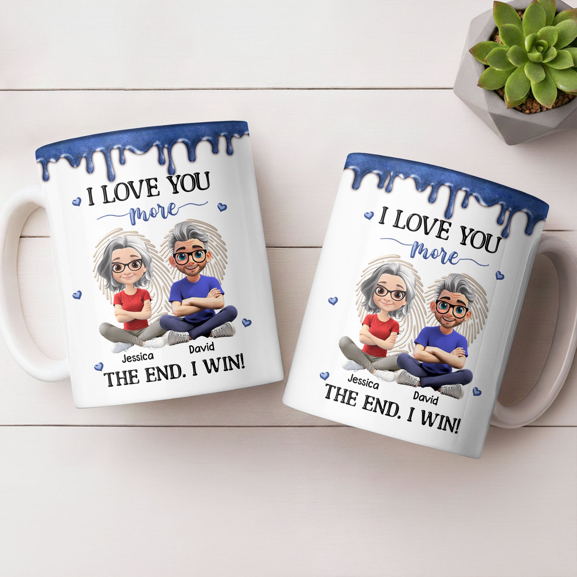 I Love You More, The End I Win, Cartoon Couple