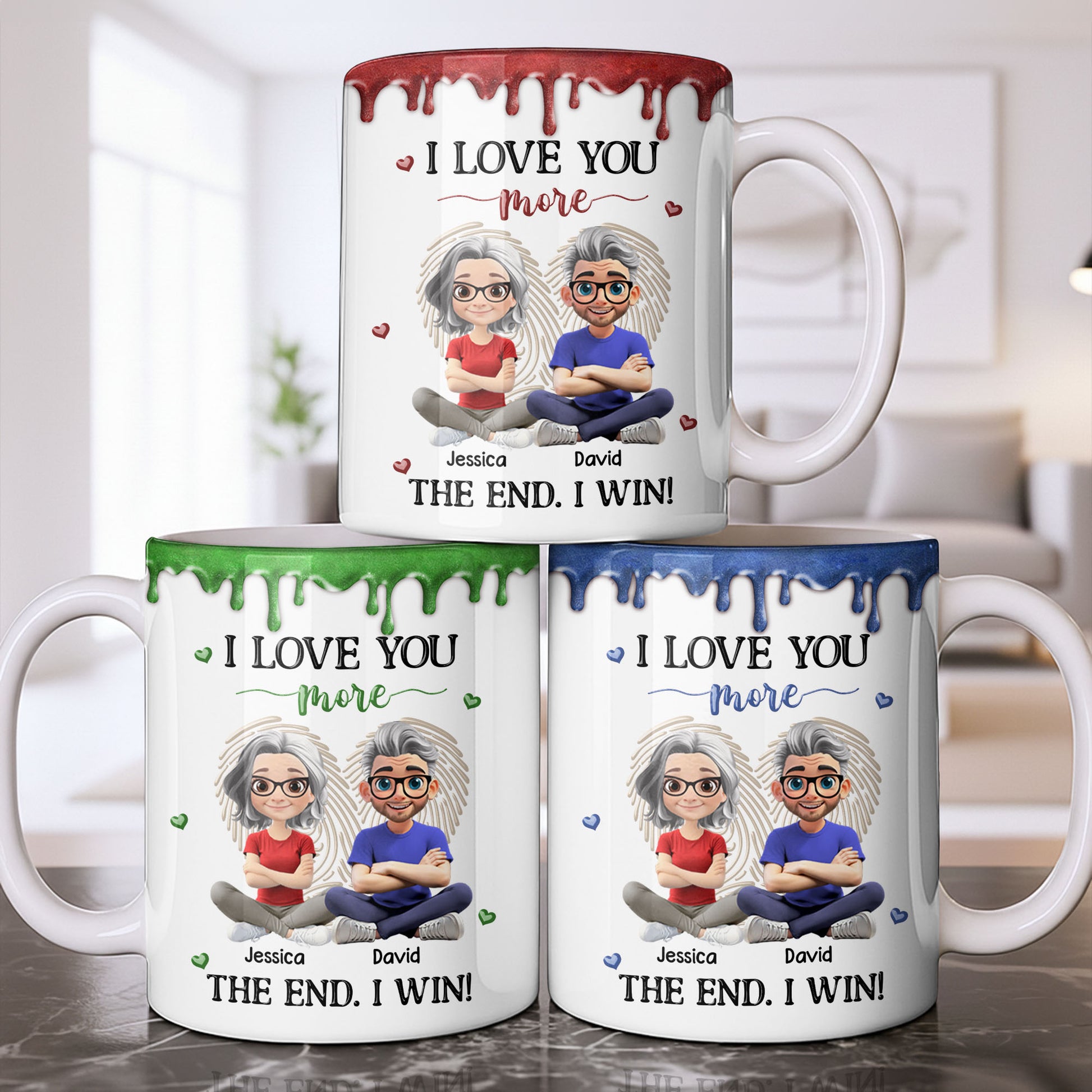 I Love You More, The End I Win, Cartoon Couple