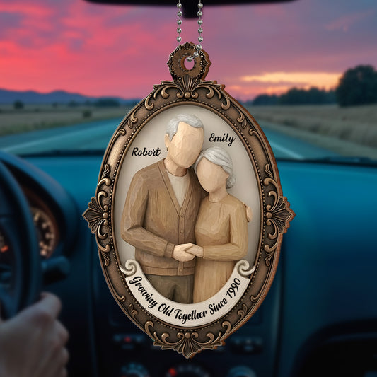 Growing Old Together Since With Elderly Couple