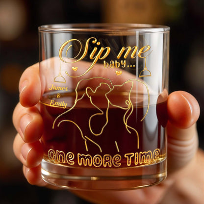 Sip Me Baby One More Time With Couples And Heart Design