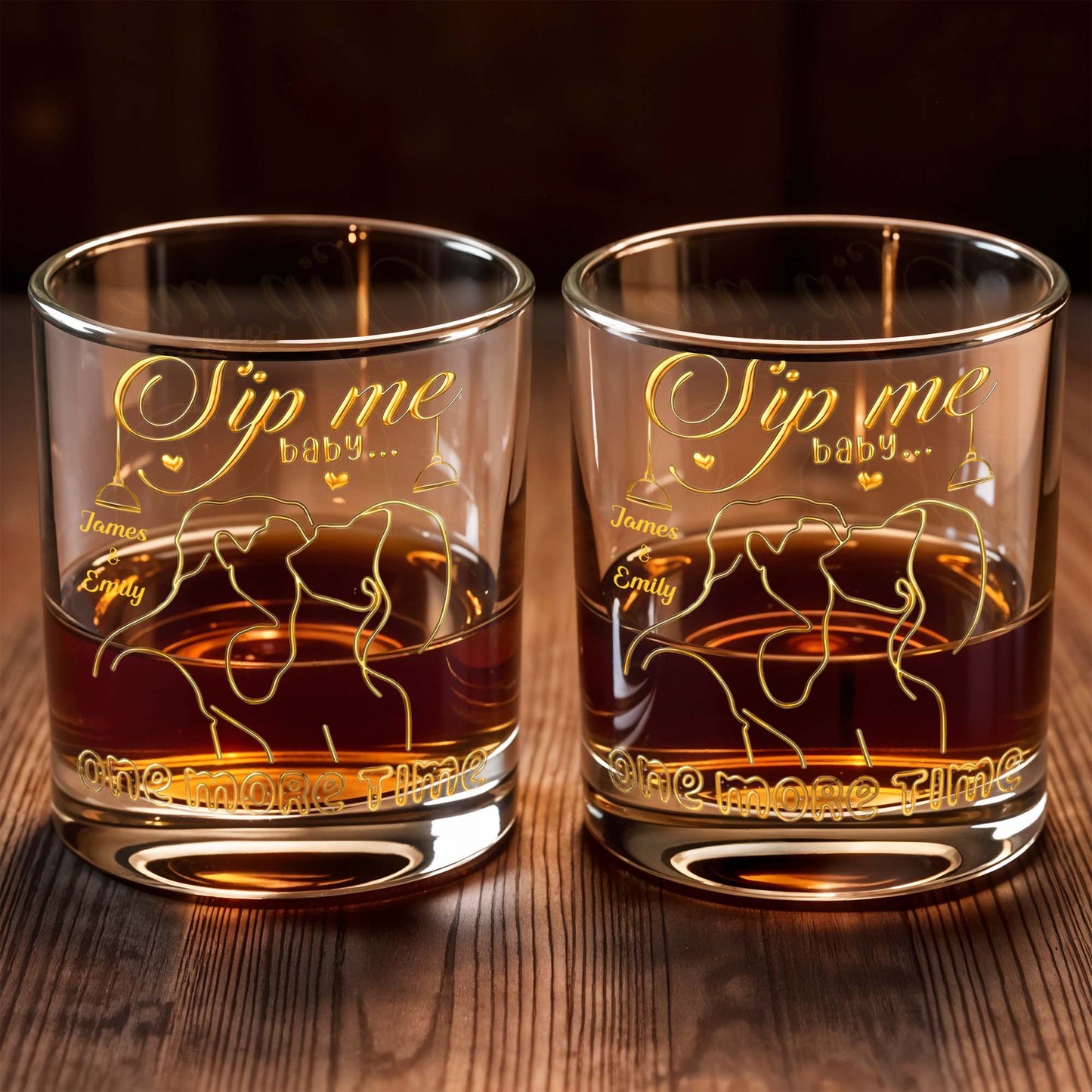 Sip Me Baby One More Time With Couples And Heart Design