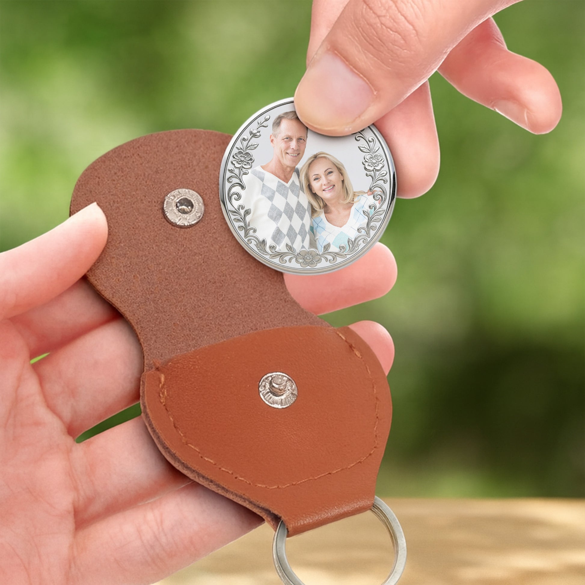 David & Sophia, Wedding Rings And Floral Design Pocket Hug