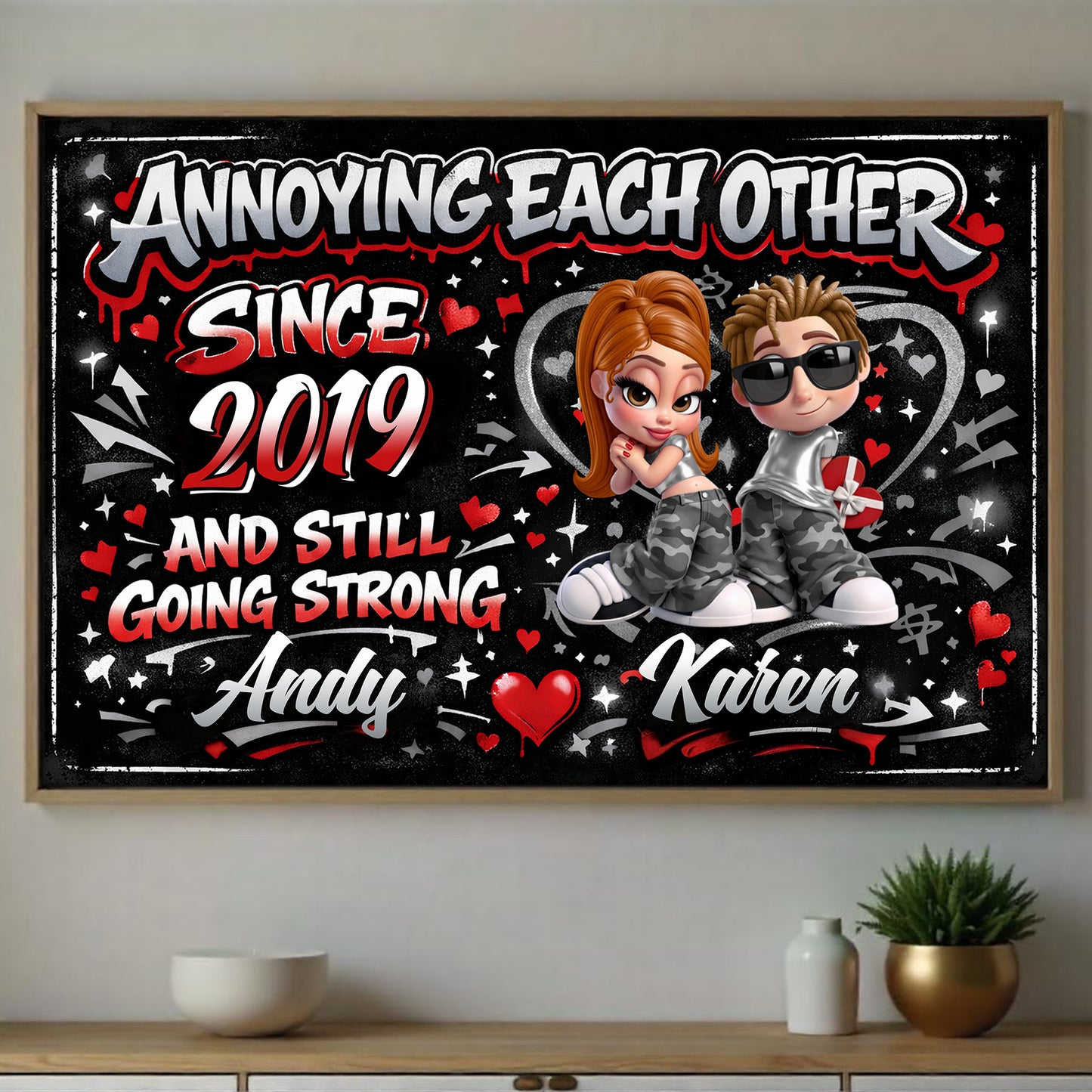 Annoying Each Other Since And Still Going Strong, Hearts and Stars