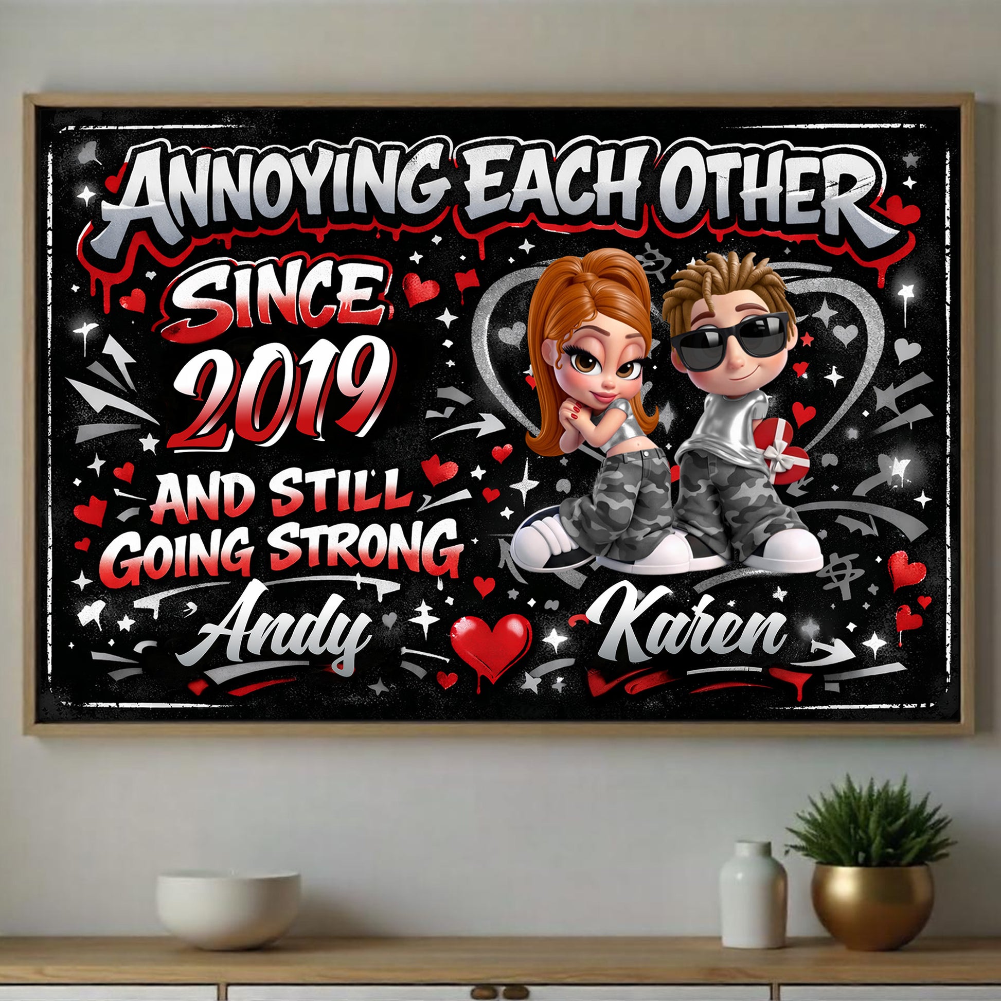 Annoying Each Other Since And Still Going Strong, Hearts and Stars