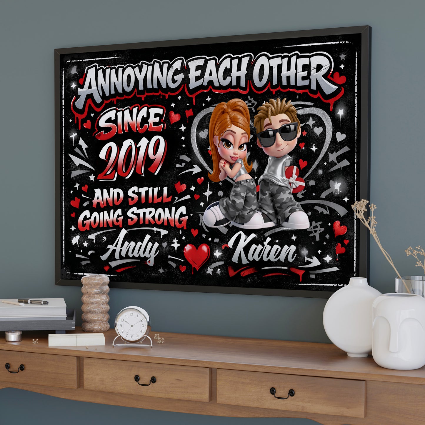 Annoying Each Other Since And Still Going Strong, Hearts and Stars