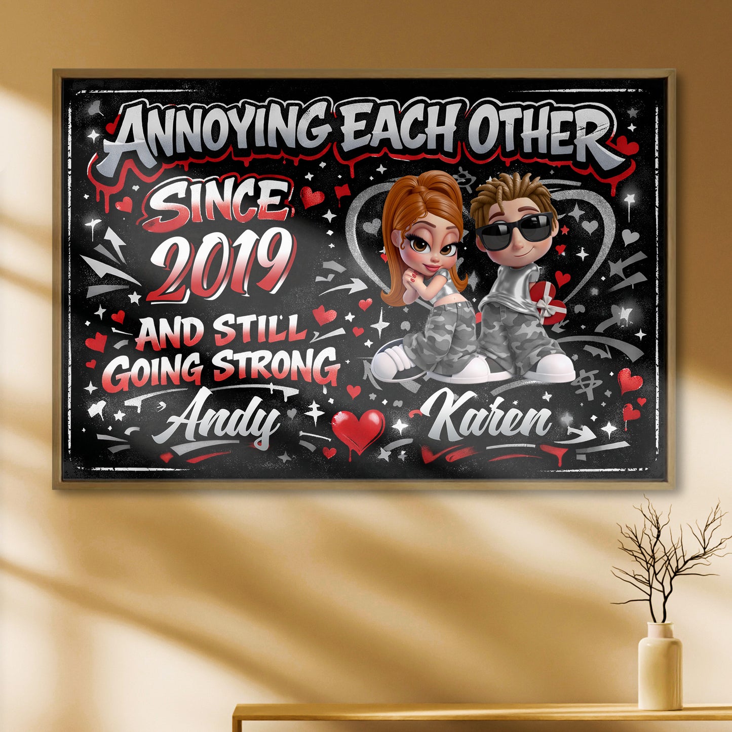 Annoying Each Other Since And Still Going Strong, Hearts and Stars