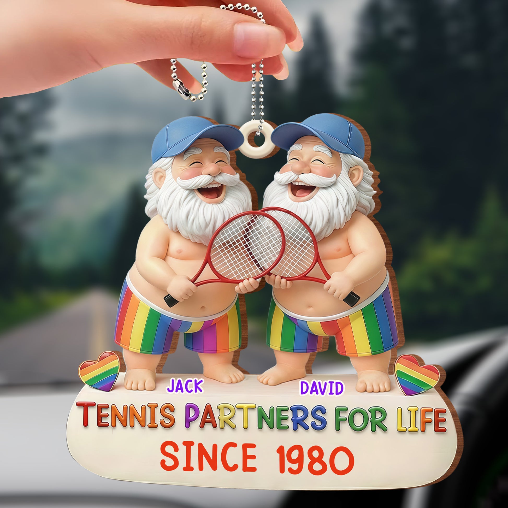 Tennis Partners For Life, Rainbow Shorts