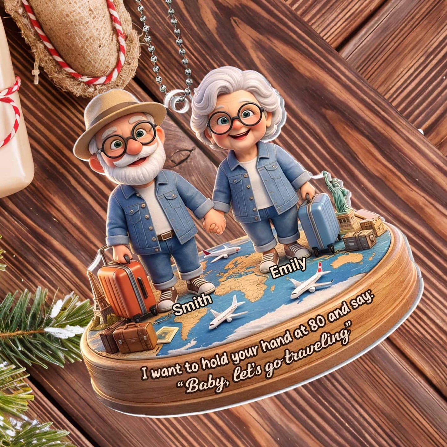 Hold Your Hand At 80 And Say Let's Go Traveling